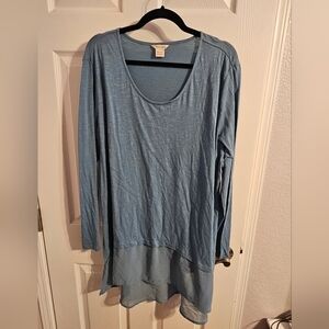 Ariat Women's Blue Long Sleeve Top